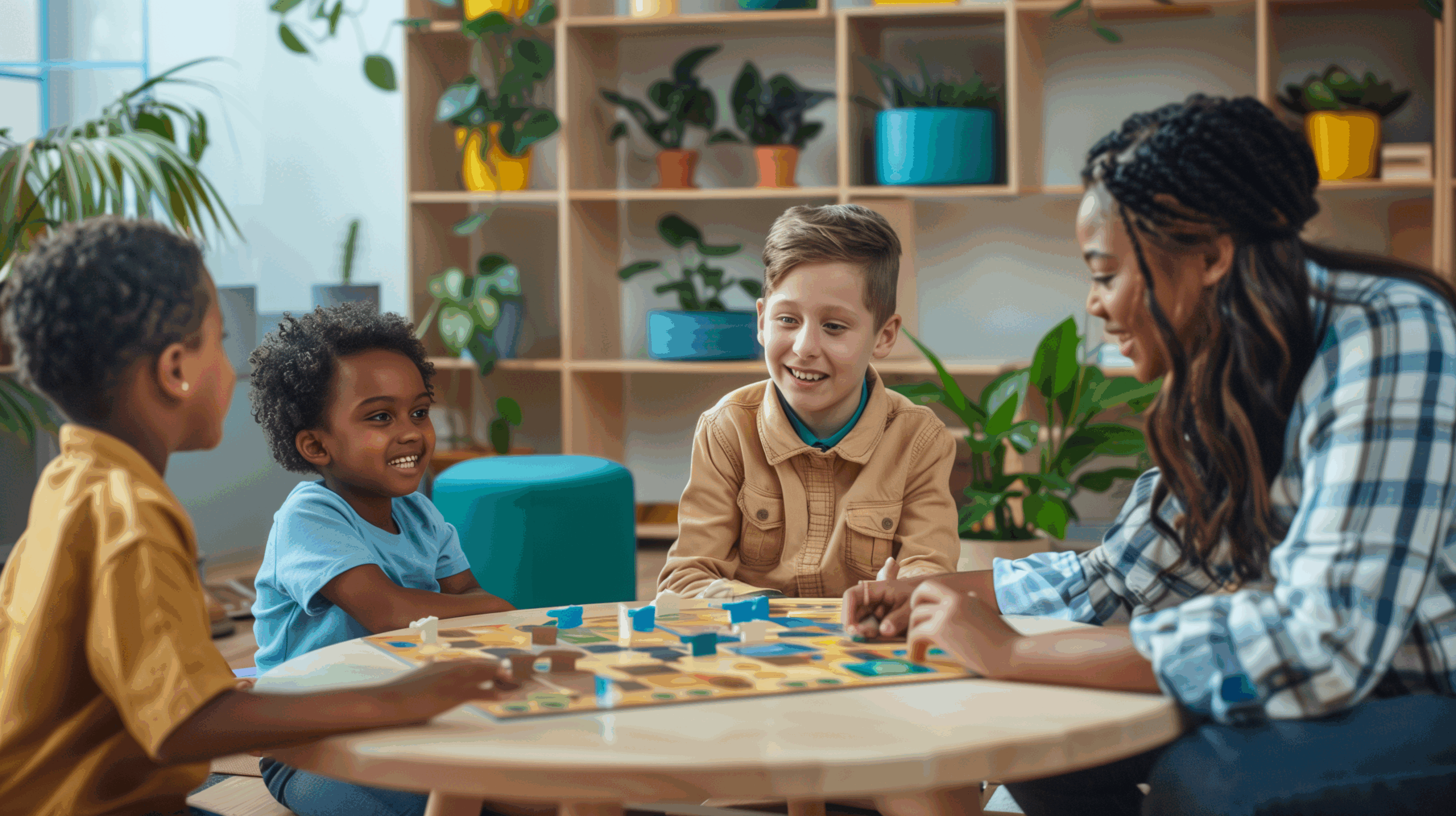 Applied Behavior Analysis therapy helping children develop communication skills